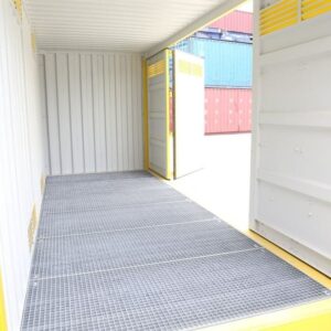 20FT new yellow container with open doors